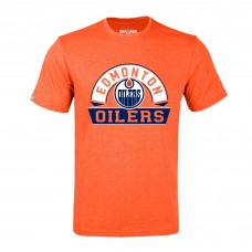 Футболка Edmonton Oilers Levelwear Heather Orange Richmond Banner Arch