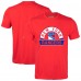 New York Rangers Levelwear Red Richmond Banner Arch T-Shirt New York Rangers Levelwear Red Richmond Banner Arch T-Shirt