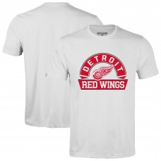 Detroit Red Wings Levelwear White Richmond Banner Arch T-Shirt