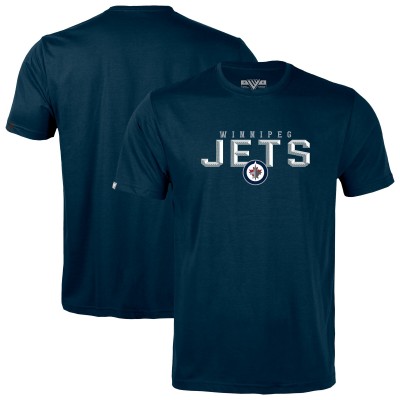 Футболка Winnipeg Jets Levelwear Navy Richmond Carve