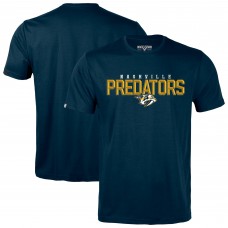 Nashville Predators Levelwear Navy Richmond Carve T-Shirt