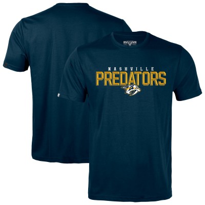 Nashville Predators Levelwear Navy Richmond Carve T-Shirt