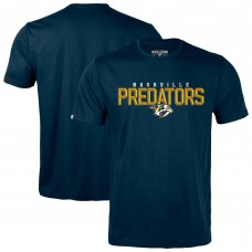 Nashville Predators Levelwear Navy Richmond Carve T-Shirt