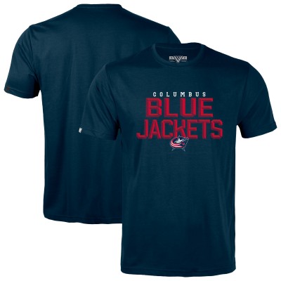Columbus Blue Jackets Levelwear Navy Richmond Carve T-Shirt