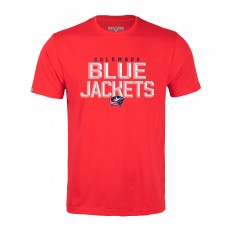 Columbus Blue Jackets Levelwear Red Richmond Carve T-Shirt Columbus Blue Jackets Levelwear Red Richmond Carve T-Shirt
