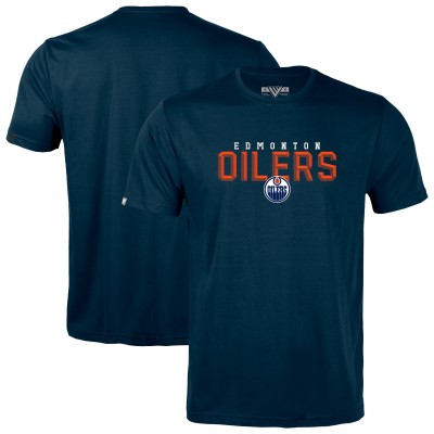 Футболка Edmonton Oilers Levelwear Navy Richmond Carve