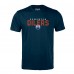 Футболка Edmonton Oilers Levelwear Navy Richmond Carve