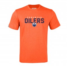 Футболка Edmonton Oilers Levelwear Heather Orange Richmond Carve