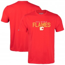 Calgary Flames Levelwear Red Richmond Carve T-Shirt