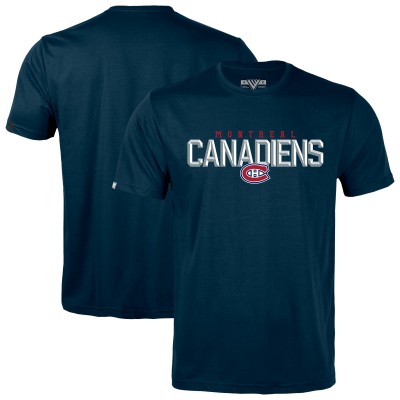 Футболка Montreal Canadiens Levelwear Navy Richmond Carve