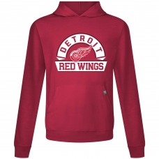 Detroit Red Wings Levelwear Red Relay Banner Arch Pullover Hoodie
