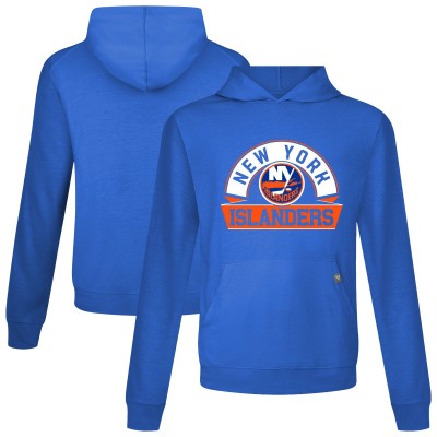 New York Islanders Levelwear Royal Relay Banner Arch Pullover Hoodie