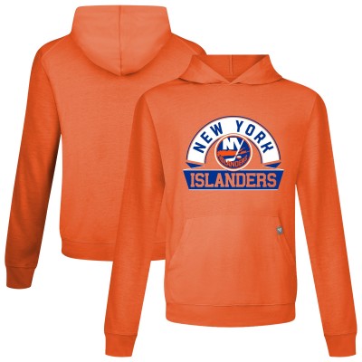 New York Islanders Levelwear Orange Relay Banner Arch Pullover Hoodie