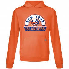 New York Islanders Levelwear Orange Relay Banner Arch Pullover Hoodie