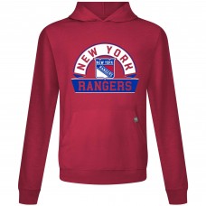 Толстовка New York Rangers Levelwear Red Relay Banner Arch