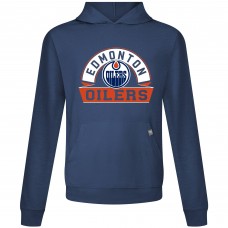 Толстовка Edmonton Oilers Levelwear Navy Relay Banner Arch
