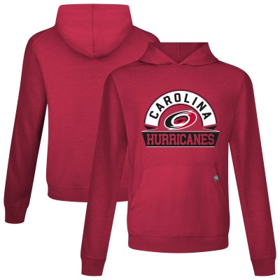 Carolina Hurricanes Levelwear Red Relay Banner Arch Pullover Hoodie