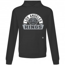 Los Angeles Kings Levelwear Black Relay Banner Arch Pullover Hoodie