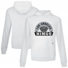 Los Angeles Kings Levelwear White Relay Banner Arch Pullover Hoodie