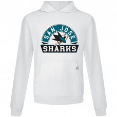 Толстовка San Jose Sharks Levelwear White Relay Banner Arch