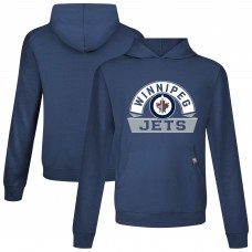 Толстовка Winnipeg Jets Levelwear Navy Relay Banner Arch