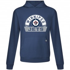 Толстовка Winnipeg Jets Levelwear Navy Relay Banner Arch