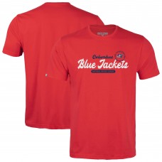 Подростковая Columbus Blue Jackets Levelwear Red Little Richmond Monument T-Shirt