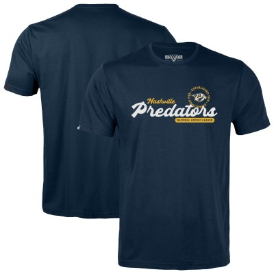 Подростковая Nashville Predators Levelwear Navy Little Richmond Monument T-Shirt