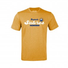 Подростковая Buffalo Sabres Levelwear Gold Little Richmond Monument T-Shirt