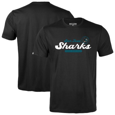 Футболка San Jose Sharks Levelwear Black Little Richmond Monument