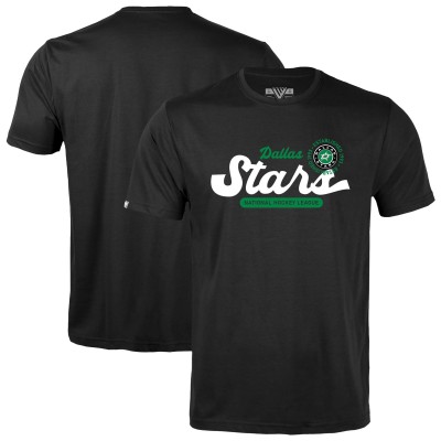 Подростковая Dallas Stars Levelwear Black Little Richmond Monument T-Shirt