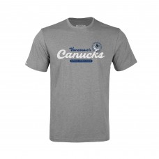 Подростковая Vancouver Canucks Levelwear Gray Little Richmond Monument T-Shirt