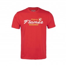 Подростковая Calgary Flames Levelwear Red Little Richmond Monument T-Shirt