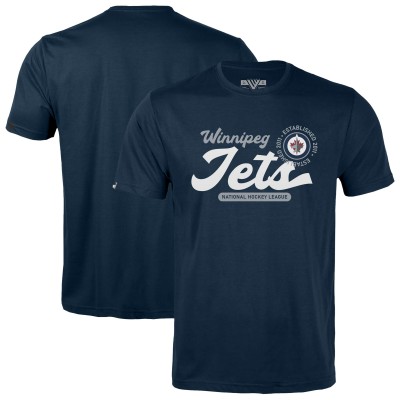 Футболка Подростковая Winnipeg Jets Levelwear Navy Little Richmond Monument