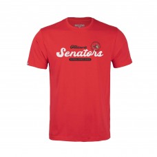 Подростковая Ottawa Senators Levelwear Red Little Richmond Monument T-Shirt