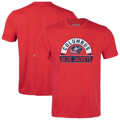 Подростковая Columbus Blue Jackets Levelwear Red Little Richmond Banner Arch T-Shirt