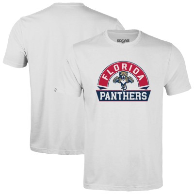 Подростковая Florida Panthers Levelwear White Little Richmond Banner Arch T-Shirt