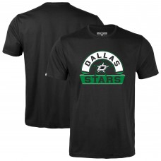 Подростковая Dallas Stars Levelwear Black Little Richmond Banner Arch T-Shirt