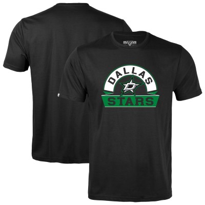 Подростковая Dallas Stars Levelwear Black Little Richmond Banner Arch T-Shirt