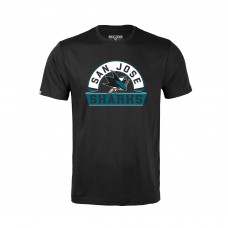 Футболка San Jose Sharks Levelwear Black Little Richmond Banner Arch