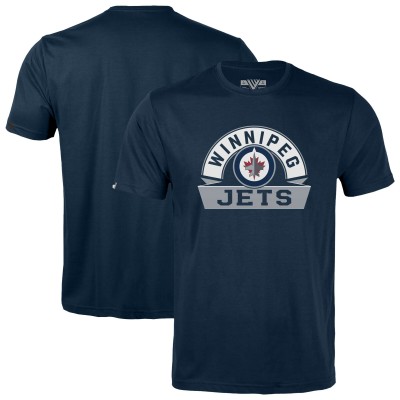 Футболка Подростковая Winnipeg Jets Levelwear Navy Little Richmond Banner Arch
