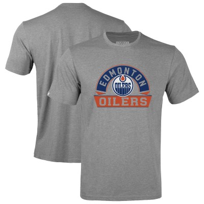 Футболка Подростковая Edmonton Oilers Levelwear Gray Little Richmond Banner Arch