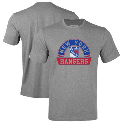 Футболка Подростковая New York Rangers Levelwear Gray Little Richmond Banner Arch
