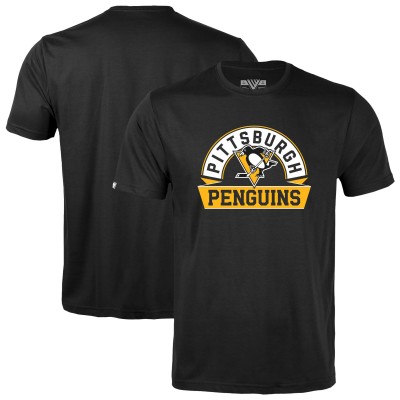 Футболка Подростковая Pittsburgh Penguins Levelwear Black Little Richmond Banner Arch