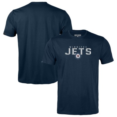 Футболка Подростковая Winnipeg Jets Levelwear Navy Little Richmond Carve
