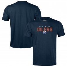Футболка Подростковая Edmonton Oilers Levelwear Navy Little Richmond Carve