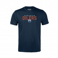Футболка Подростковая Edmonton Oilers Levelwear Navy Little Richmond Carve