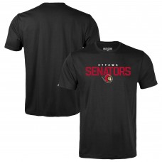 Подростковая Ottawa Senators Levelwear Black Little Richmond Carve T-Shirt