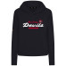 Женская толстовка New Jersey Devils Levelwear Black Sweet Monument Tri-Blend Cropped