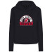 Женская толстовка New Jersey Devils Levelwear Black Sweet Banner Arch Tri-Blend Cropped
